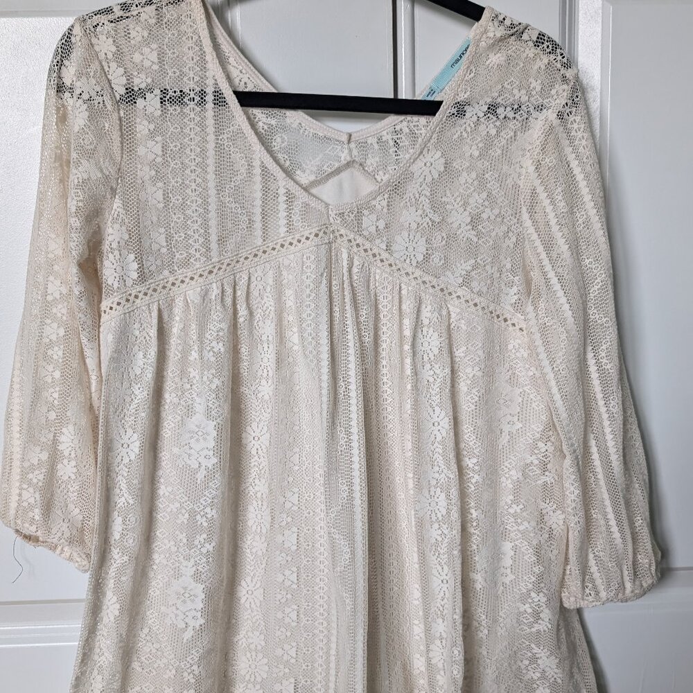 Lace Tunic Top